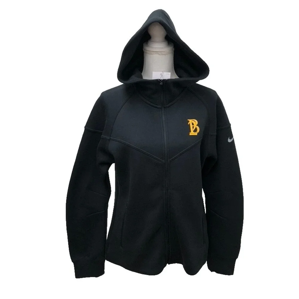 Nike Personalized Golf Full Zip Sweatshirt Hoodie Womens Medium Black Activwear